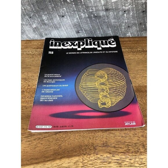 (Lot of 10) Inexpliqué le Monde de L'étrange Mystère Magazines #110-119 VG 80s - Picture 6 of 11